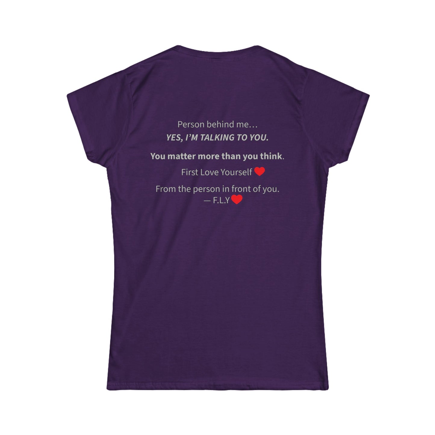 F.L.Y Statement Women's Fitted T-shirt