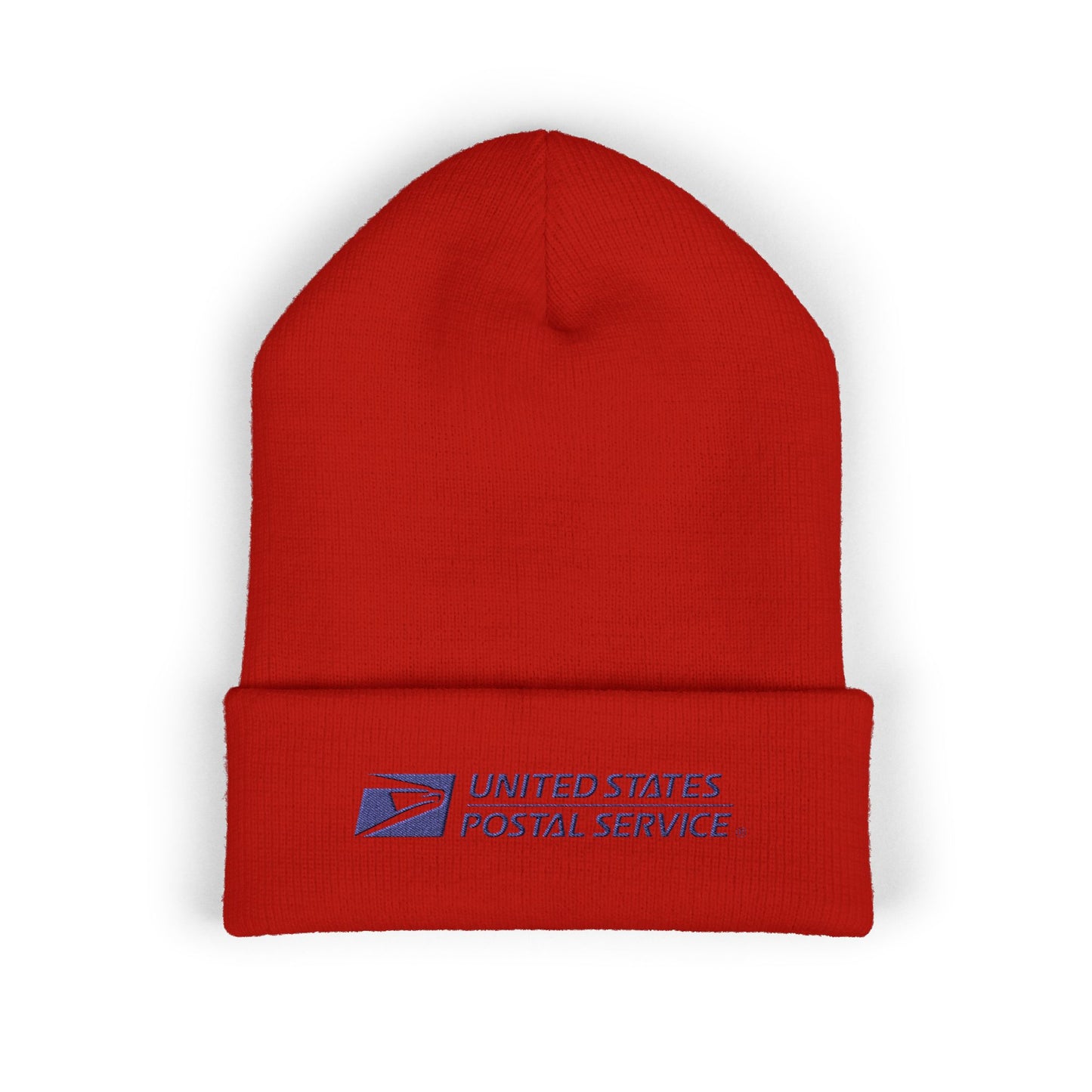 USPS Embroidered Blue Print Cuffed Beanie/Skully
