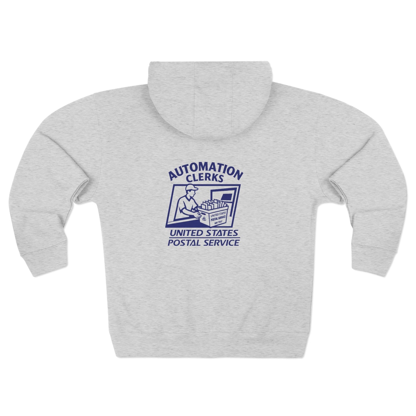 USPS Automation Clerks Zip Up Hoodie