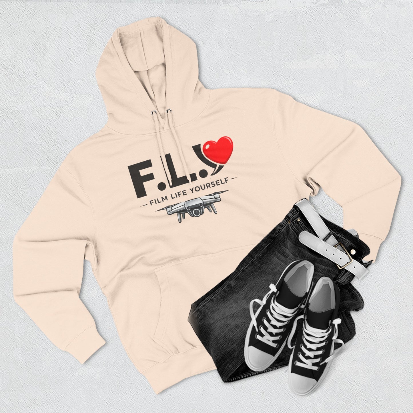 F.L.Y Film Life Yourself Drone Statement Pullover