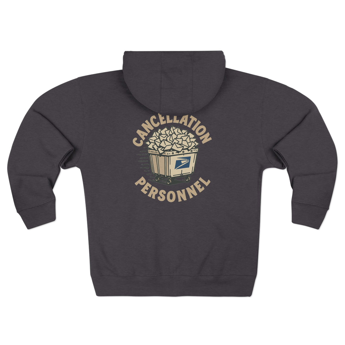 USPS Cancellation Personnel Zip Up Hoodie