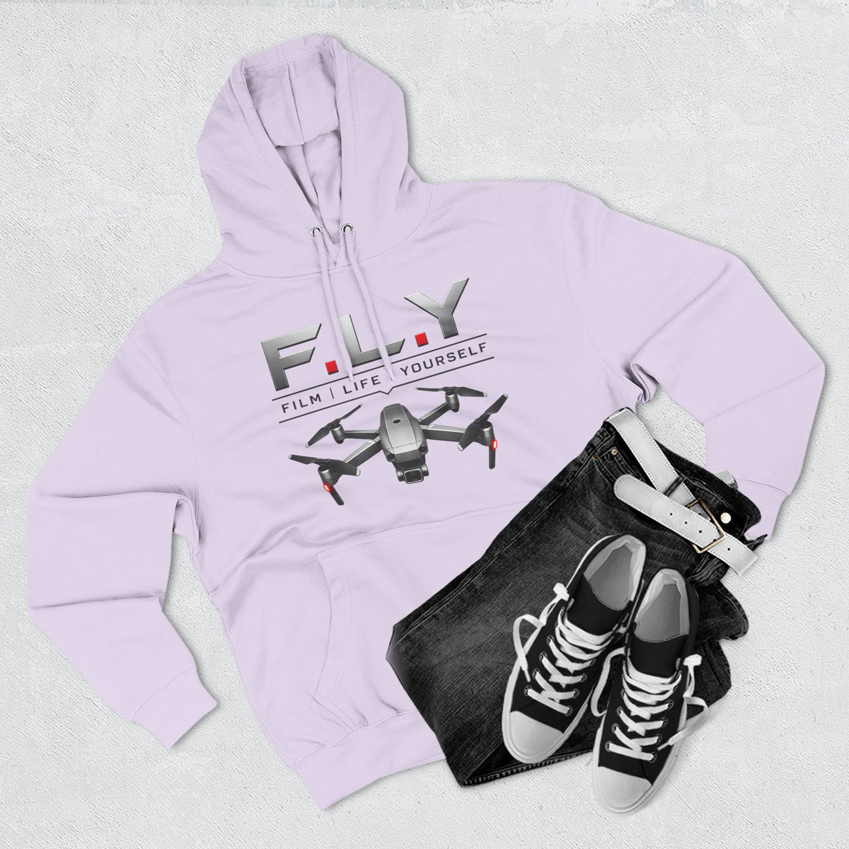 F.L.Y Film Life Yourself Drone Statement Pullover