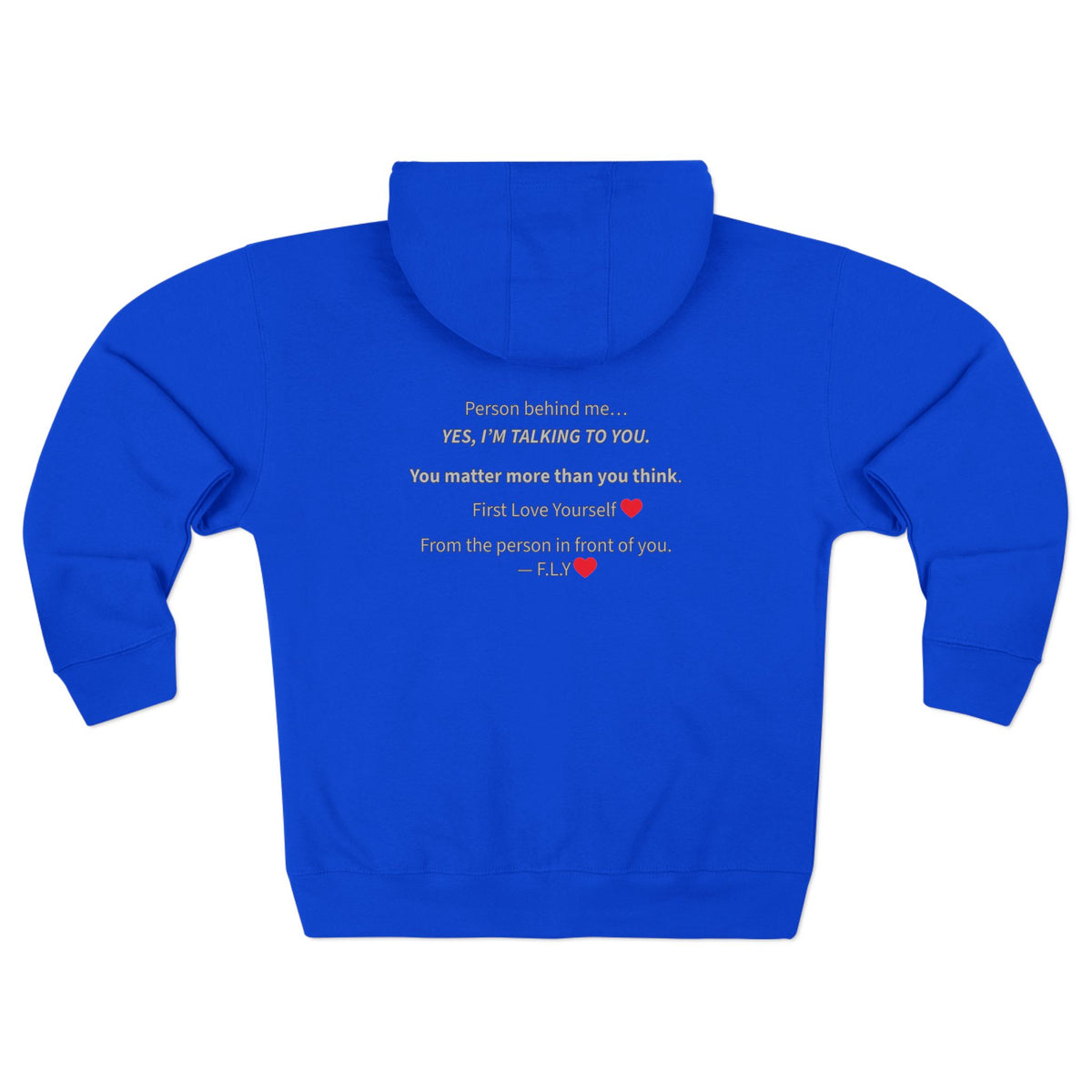 F.L.Y. Statement Zip Up Hoodie