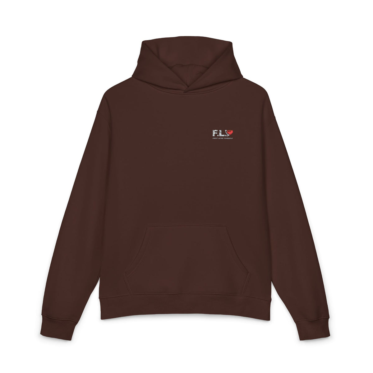 F.L.Y Essential Premium (Embroidered) Heavyweight Pullover Hoodie – Relaxed Fit, *Size Down for Best Fit*
