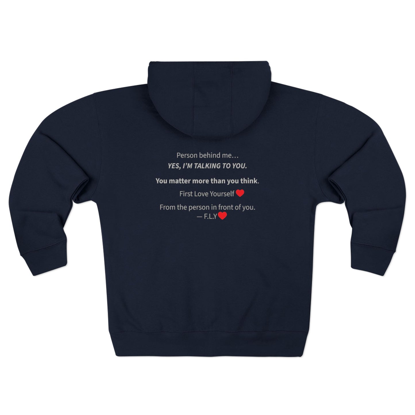 F.L.Y. Statement Zip Up Hoodie