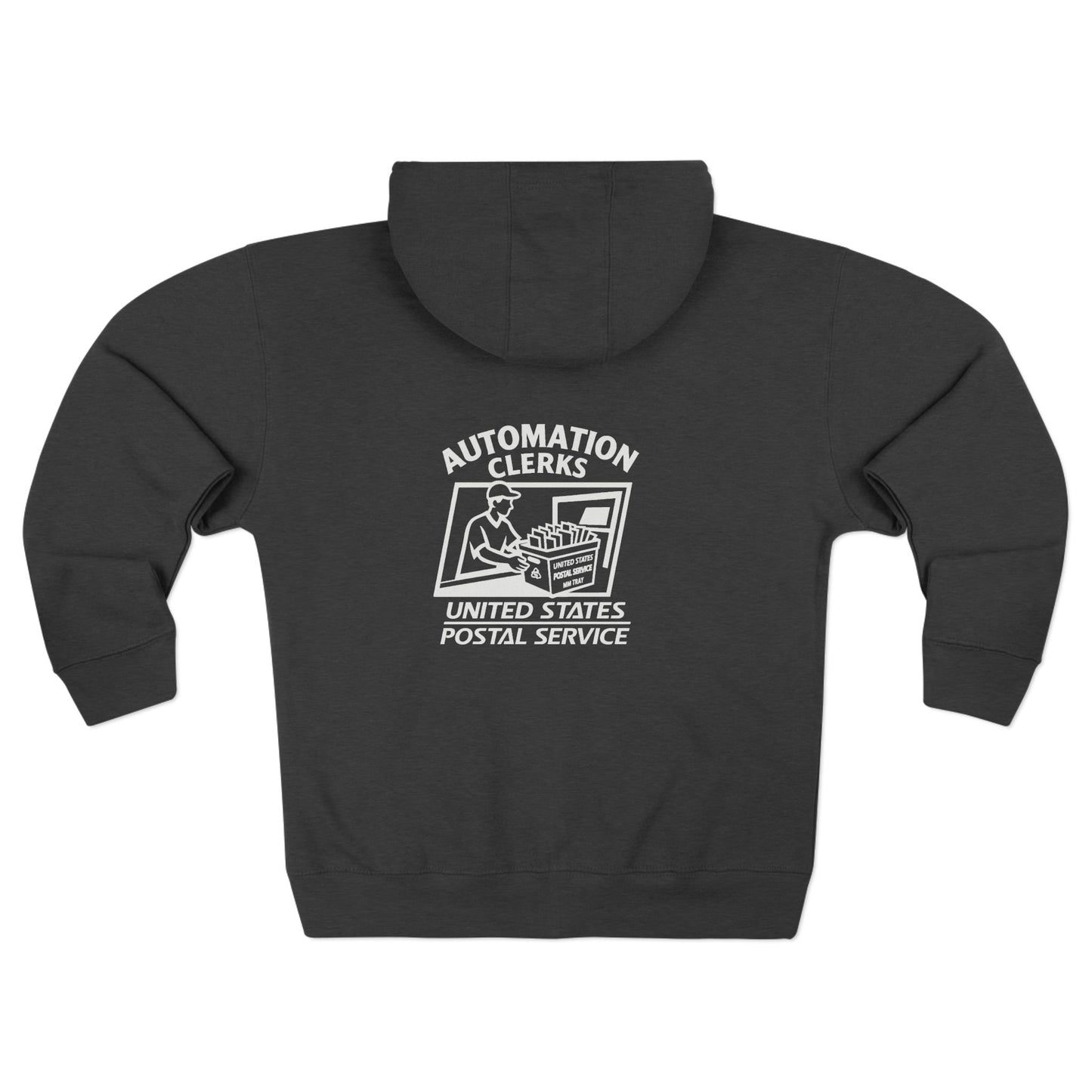 USPS Automation Clerks Zip Up Hoodie