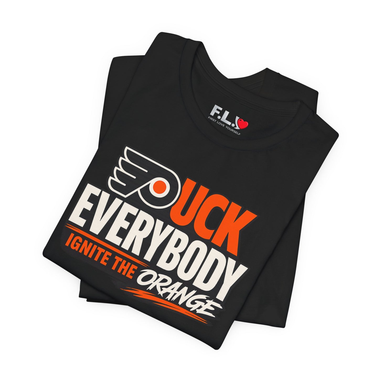 Puck Everybody – Ignite the Orange" T-Shirt
