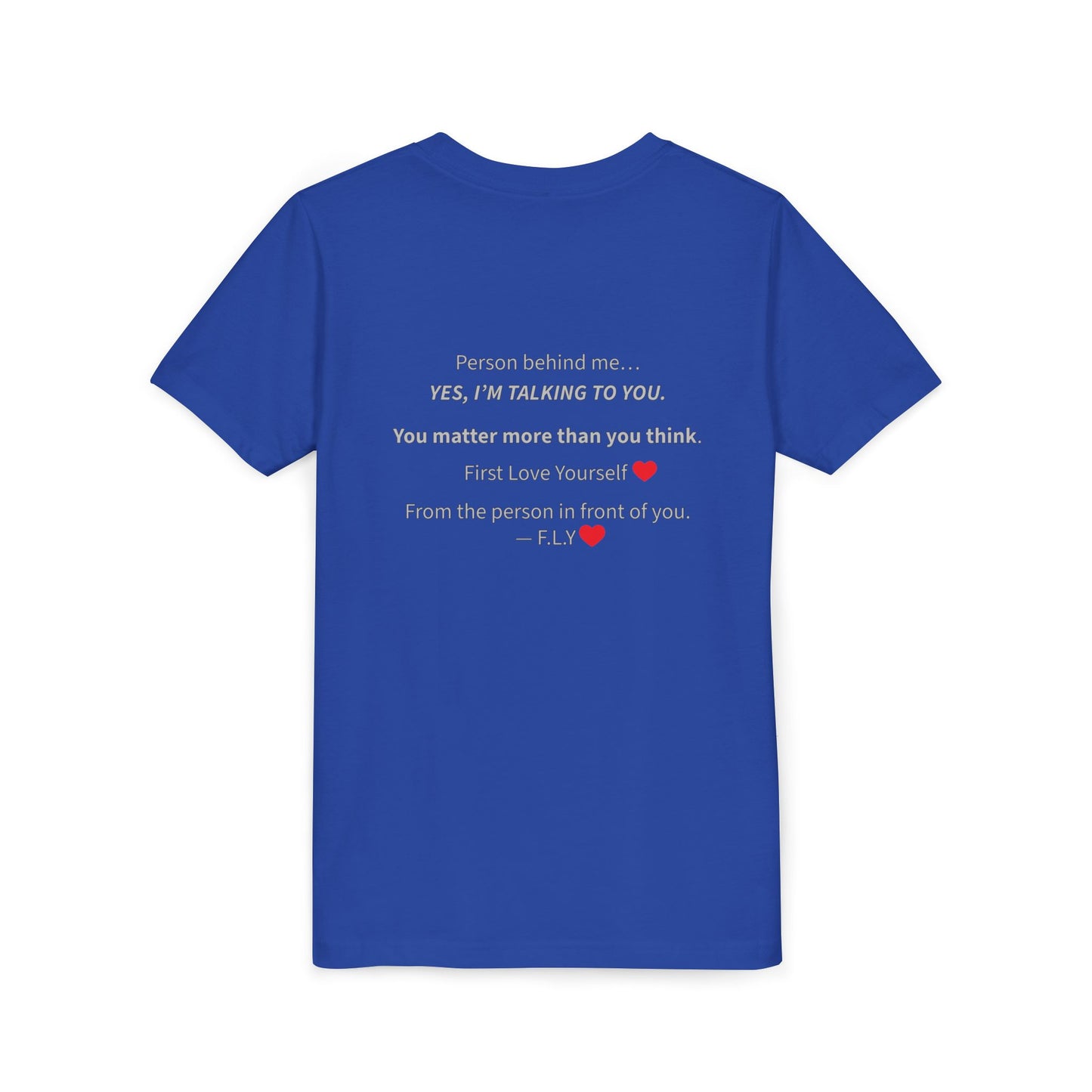 Youth Tee - F.L.Y. (First Love Yourself) Inspirational Kids T‑Shirt
