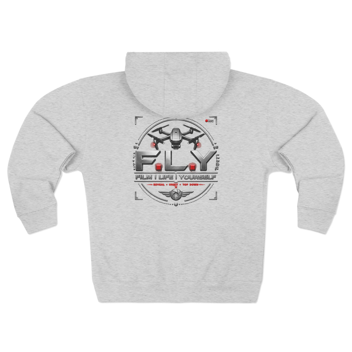 F.L.Y Film Life Yourself Drone Statement Zip Up Hoodie