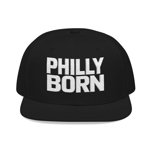 Philly Born Embroidered Snapback Hat