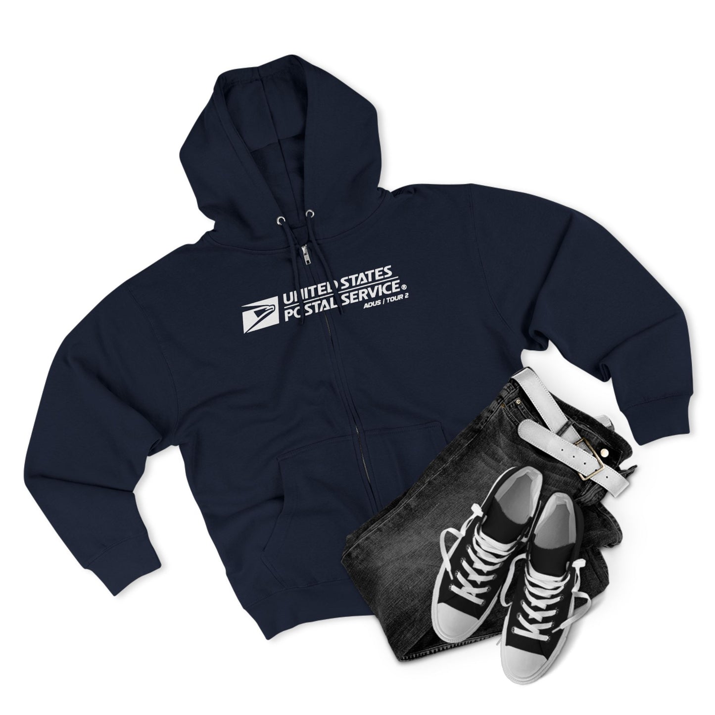 Adus Crew Zip Up Hoodie