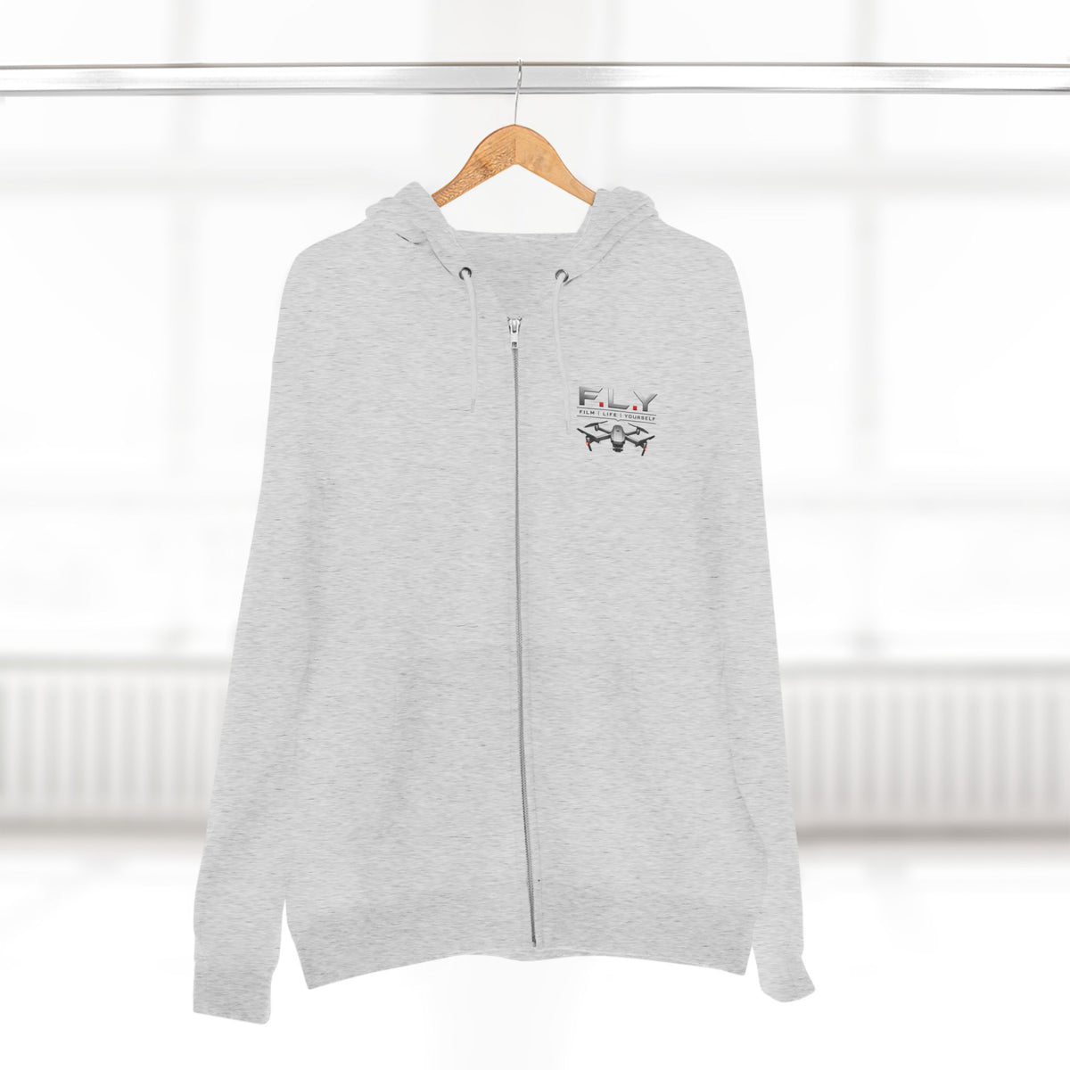 F.L.Y Film Life Yourself Drone Statement Zip Up Hoodie