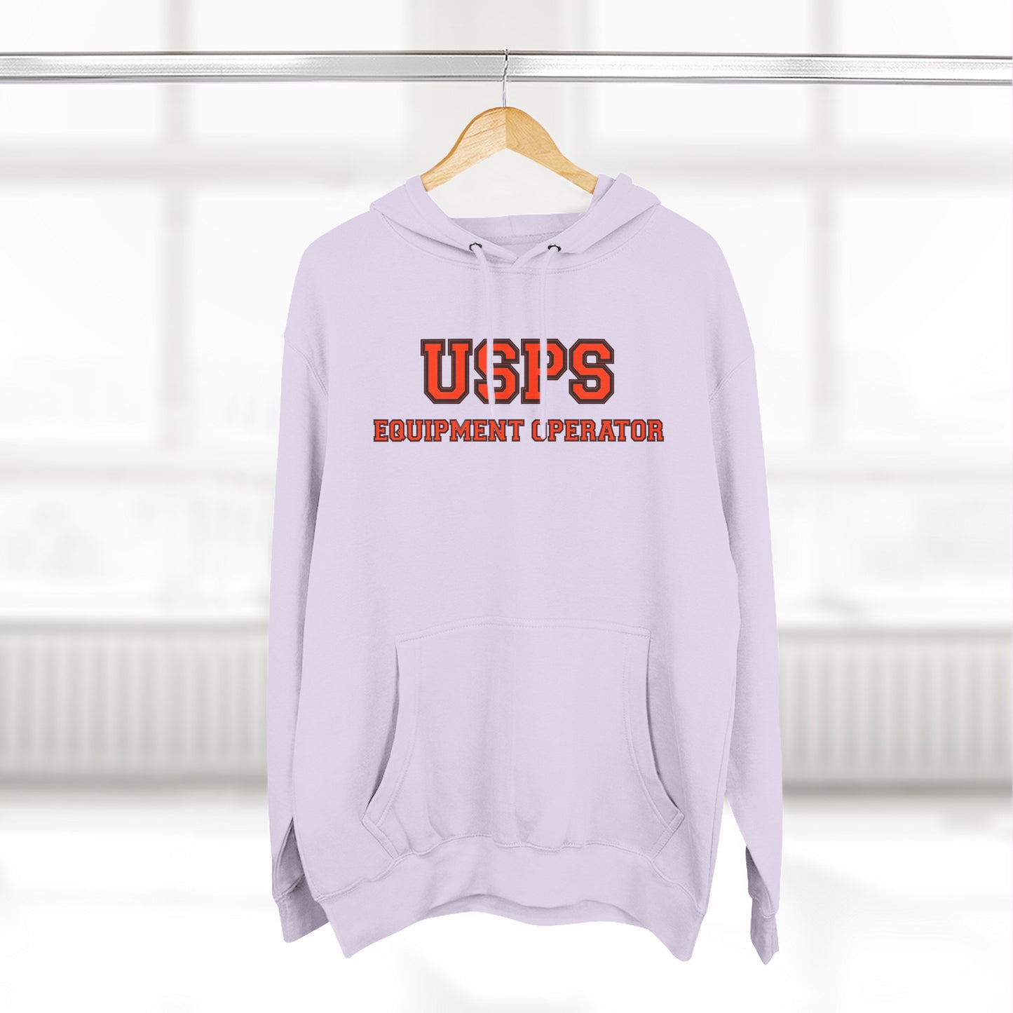 USPS Equipment Operator Hoodie — Bidded Driver Fleece Pullover