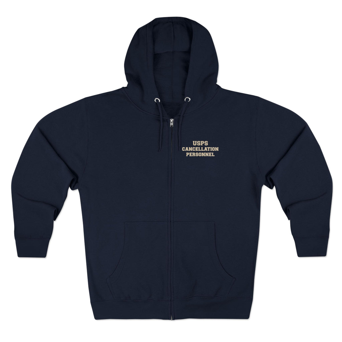 USPS Cancellation Personnel Zip Up Hoodie
