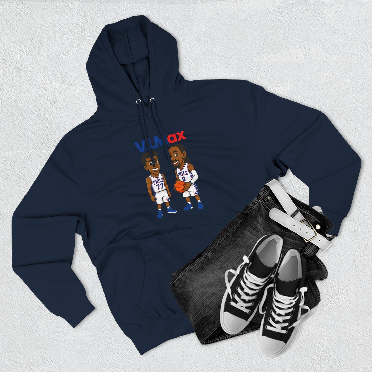 VJ Max Cartoon Basketball Hoodie