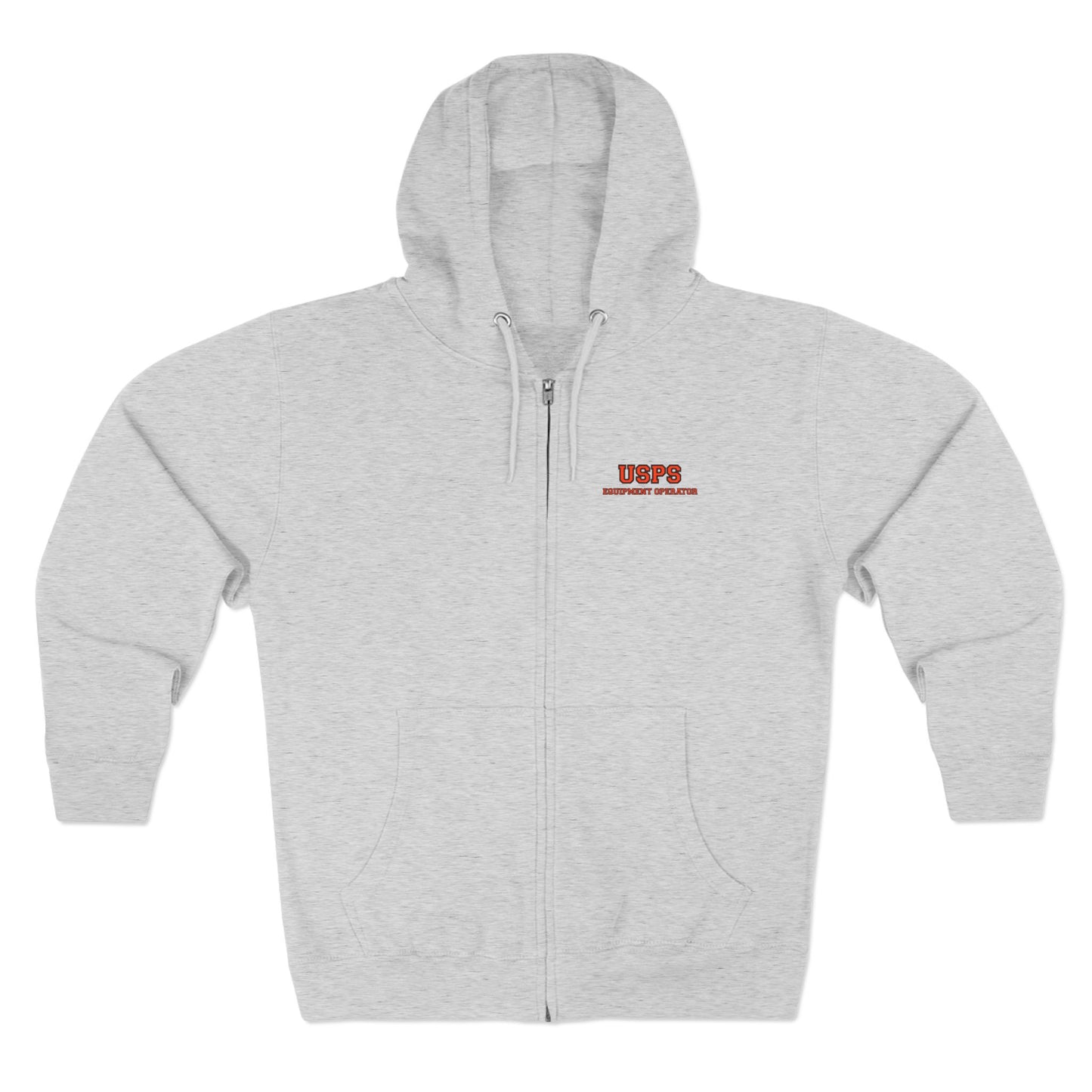 Zip Up Bidded Driver  Hoodie