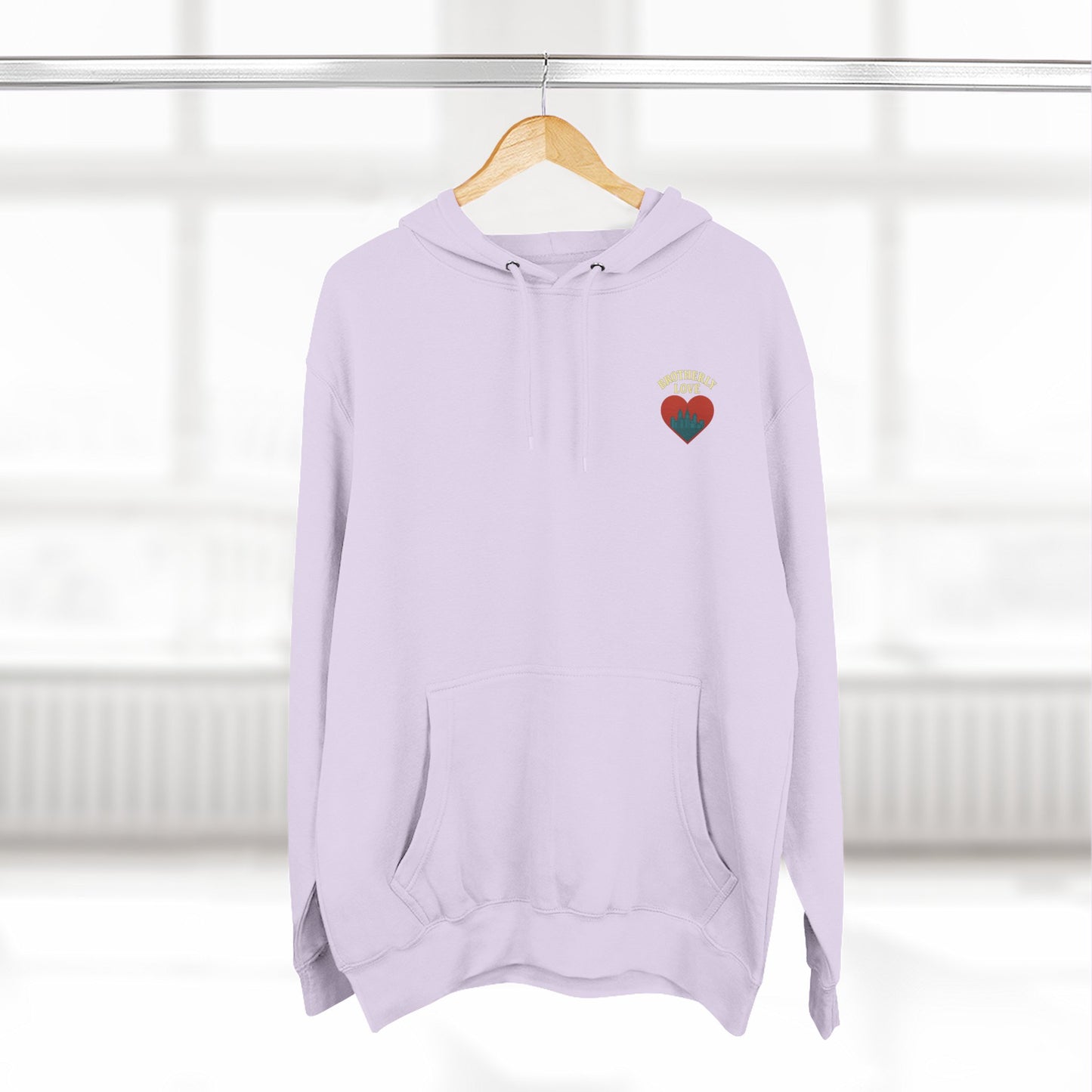 Brotherly Love Heart Skyline