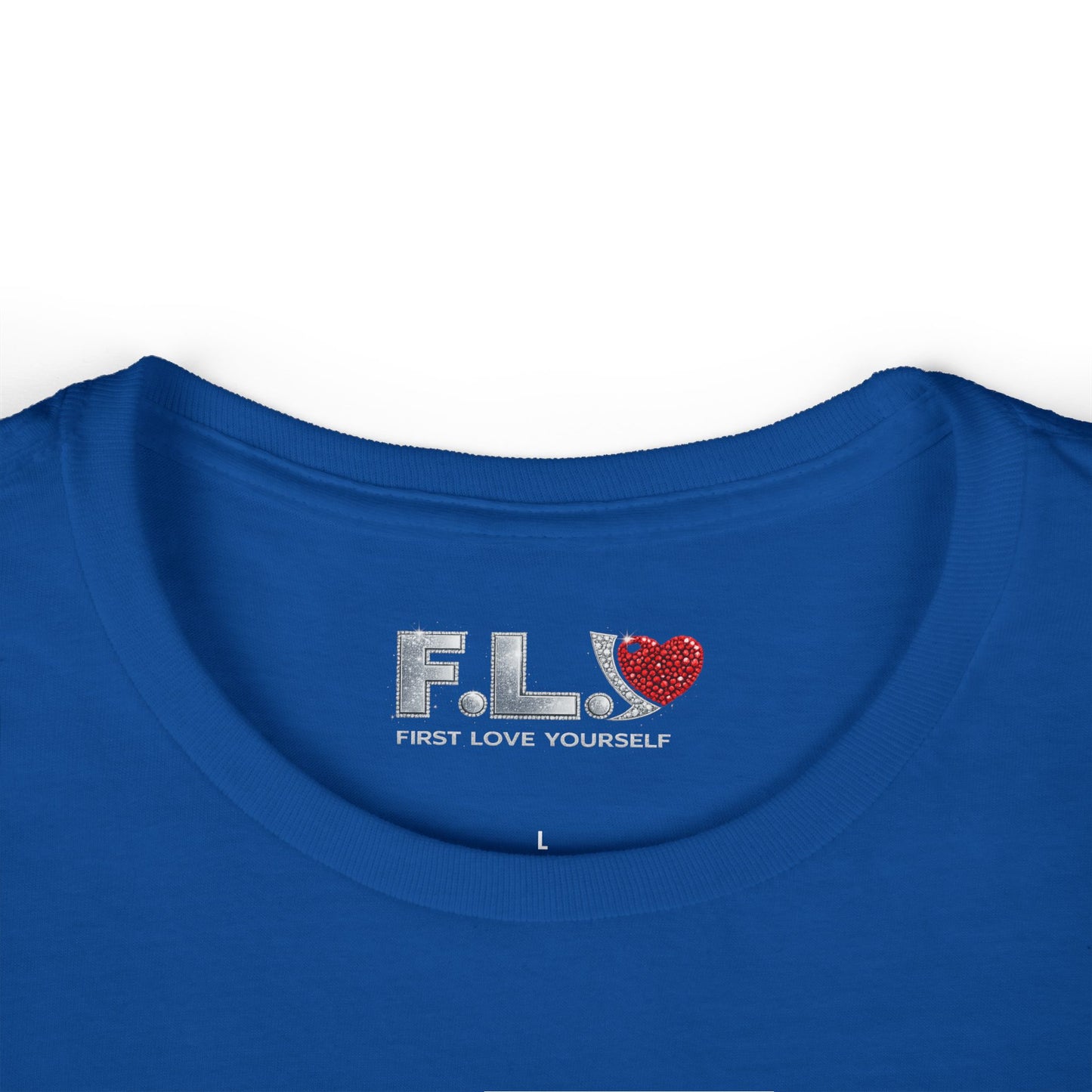 F.L.Y. "First Love Yourself" Women's Tee — Crystal Inspired