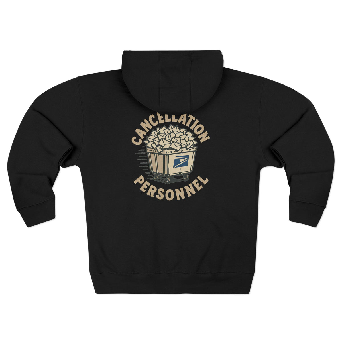 USPS Cancellation Personnel Zip Up Hoodie