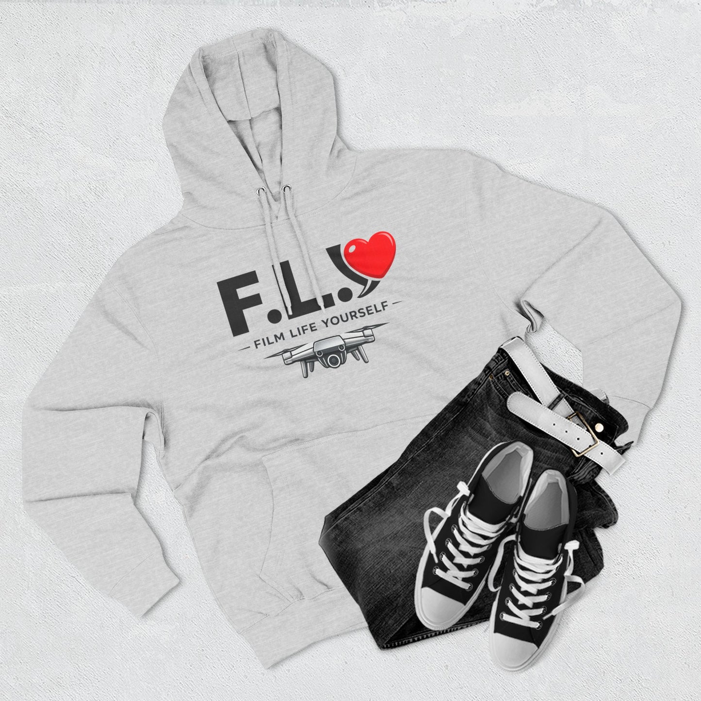 F.L.Y Film Life Yourself Drone Statement Pullover