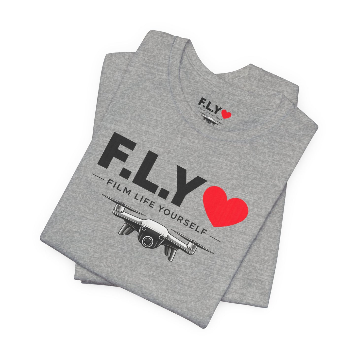 F.L.Y. Film Life Yourself Drone Statement T-Shirt