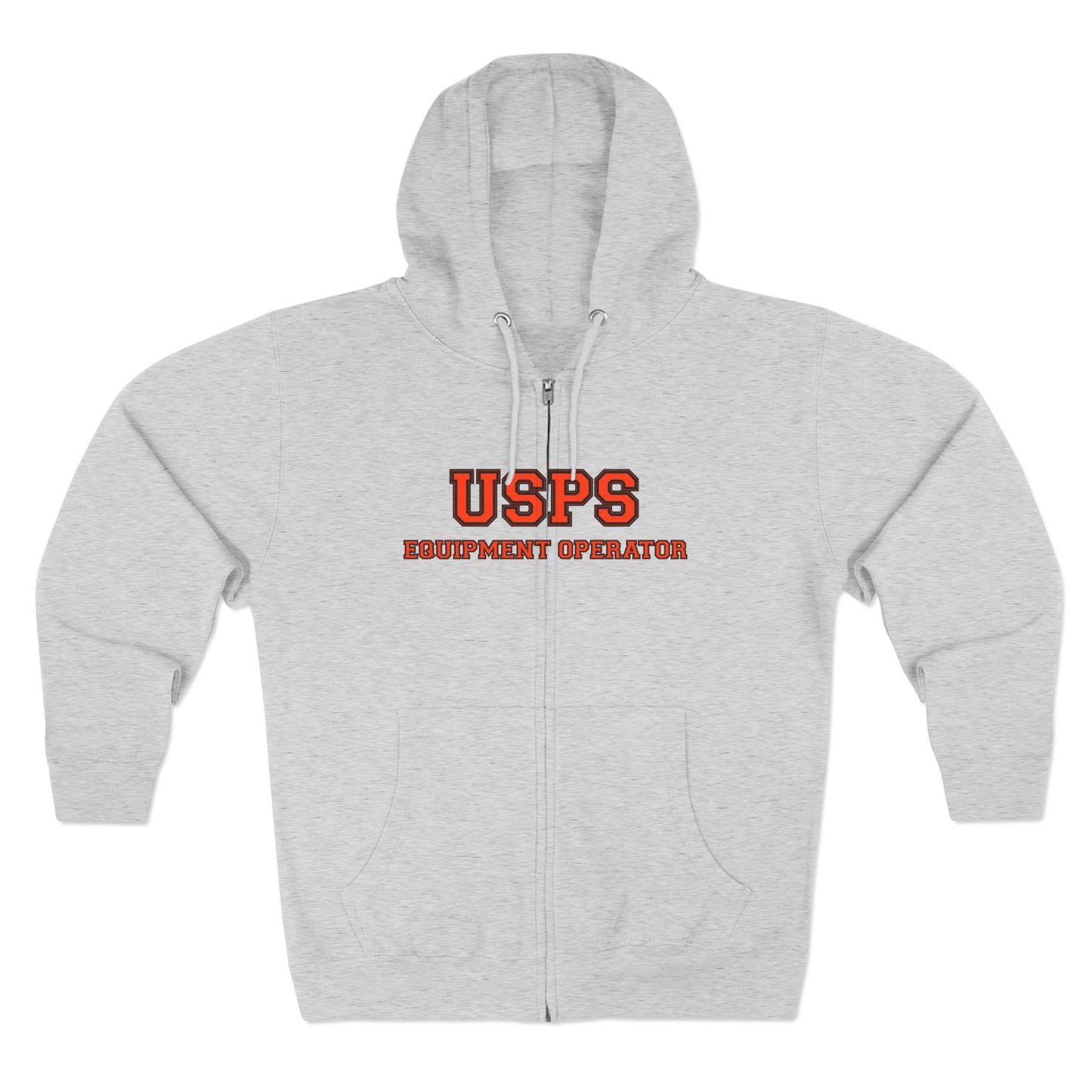 Zip Up Bidded Driver  Hoodie