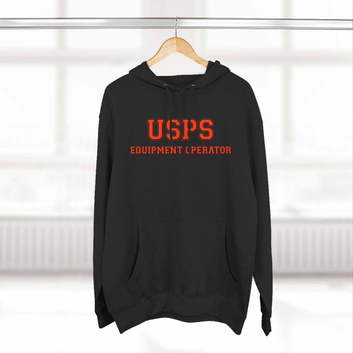USPS Equipment Operator Hoodie — Bidded Driver Fleece Pullover