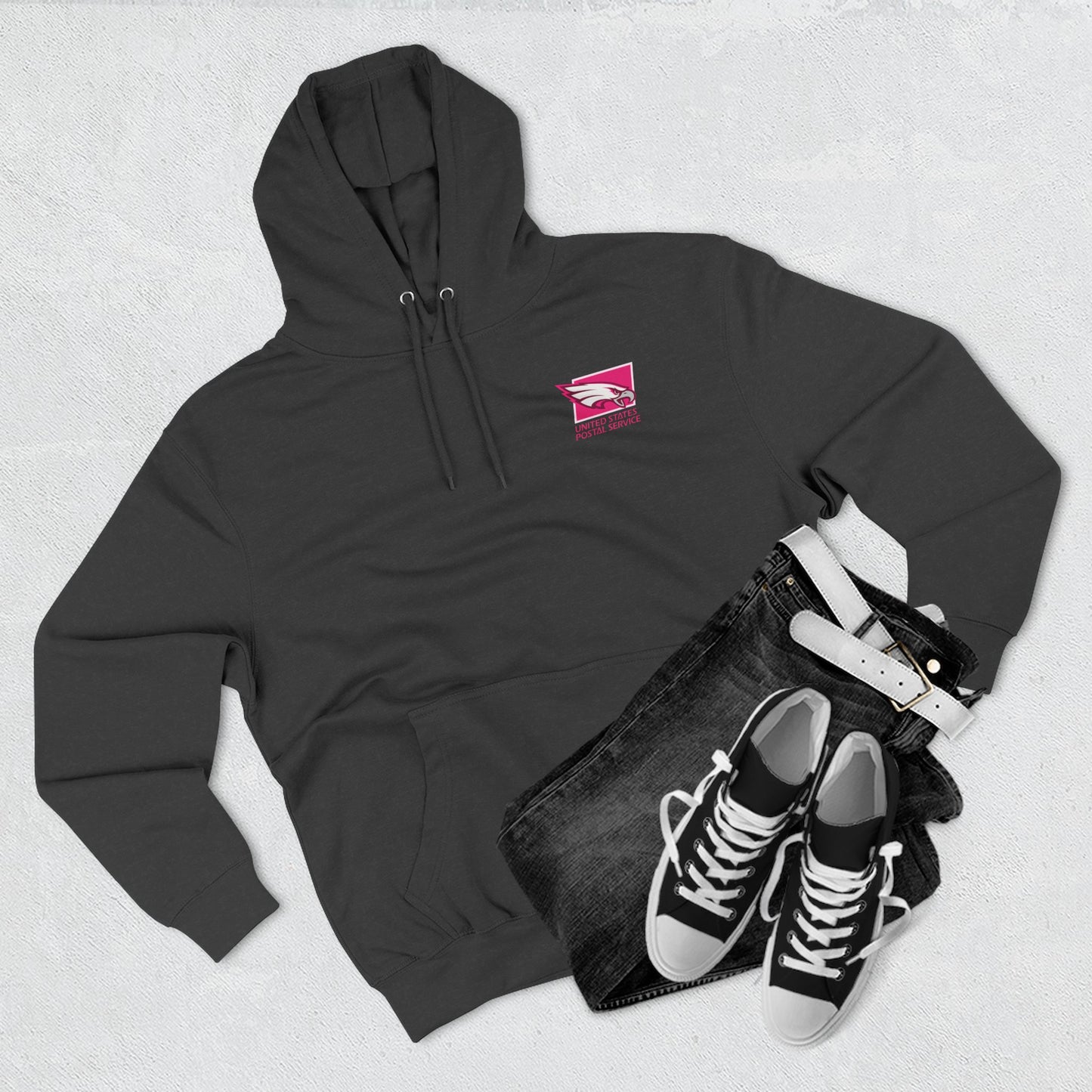 USPS Pink Eagles Pullover Hoodie