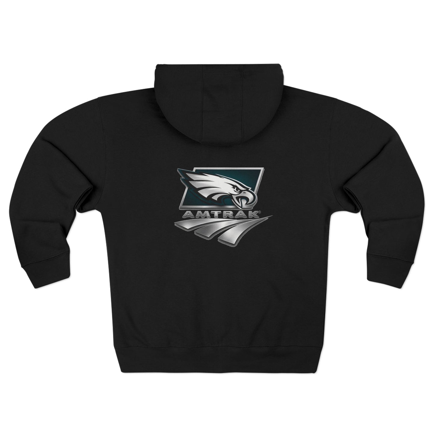 "Custom for Tina" Eagles Amtrak  Zip Up Hoodie