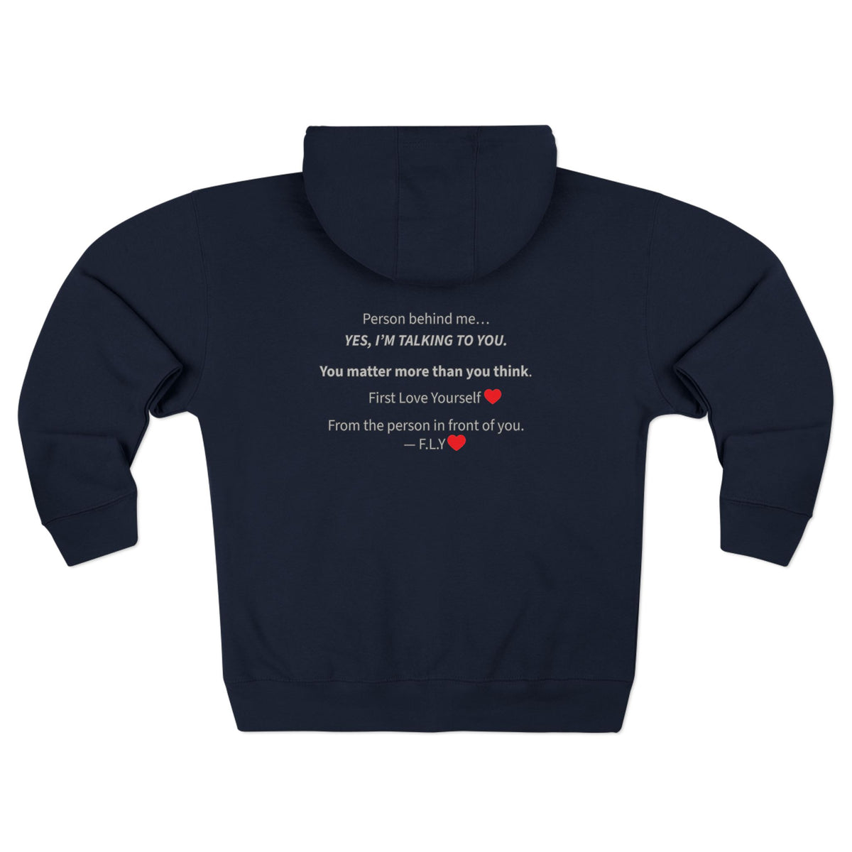 F.L.Y. Statement Zip Up Hoodie