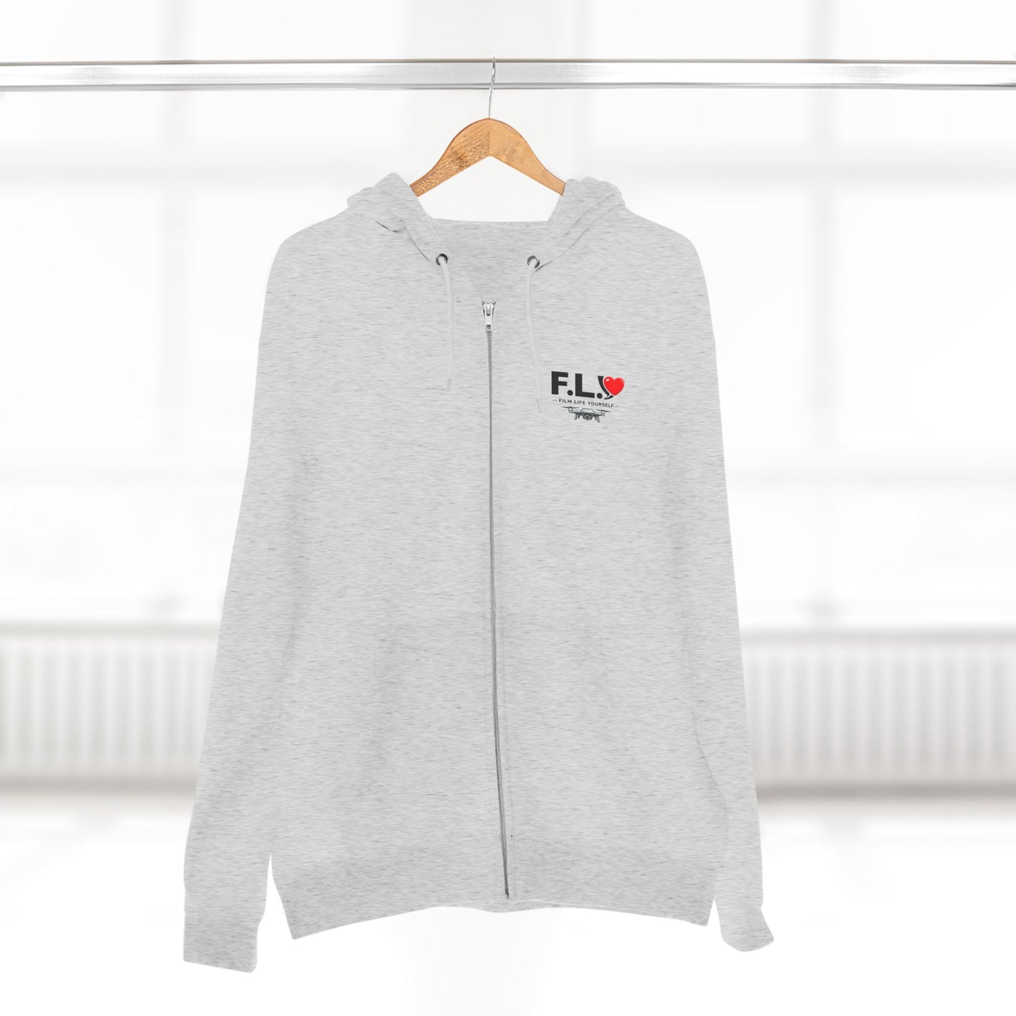 F.L.Y Film Life Yourself Drone Statement Zip Up Hoodie