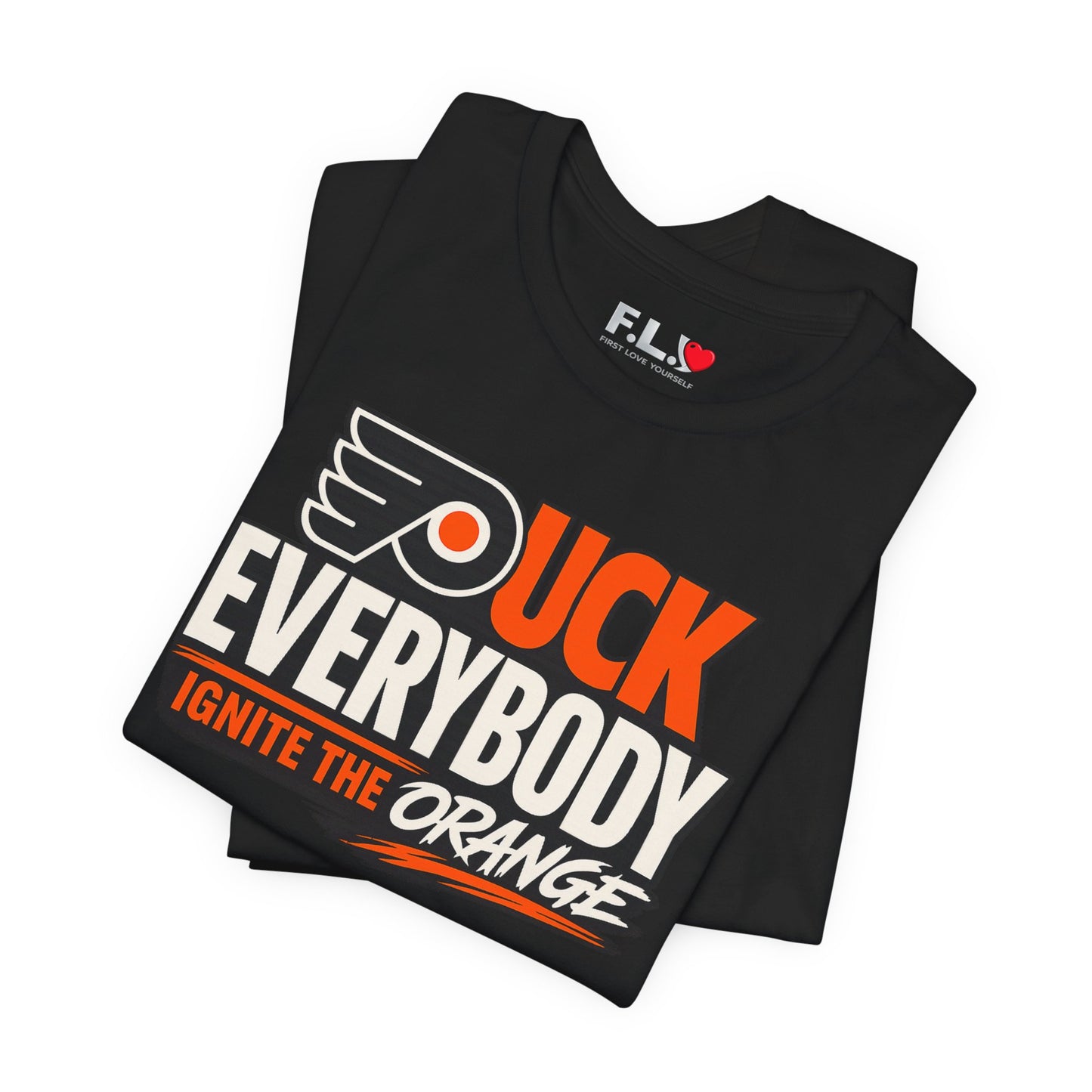 Puck Everybody – Ignite the Orange" T-Shirt