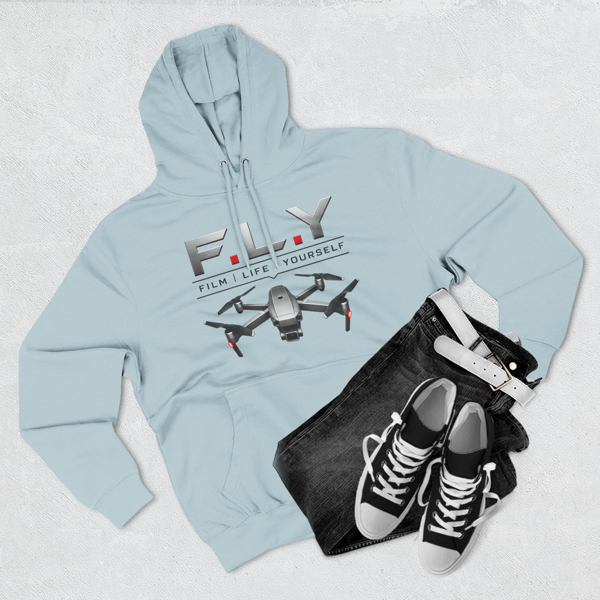 F.L.Y Film Life Yourself Drone Statement Pullover