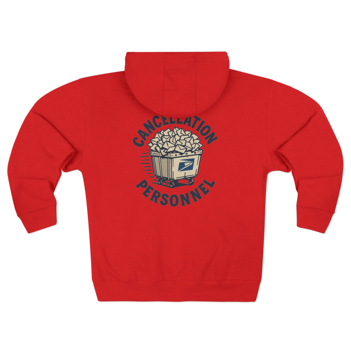 USPS Cancellation Personnel Zip Up Hoodie