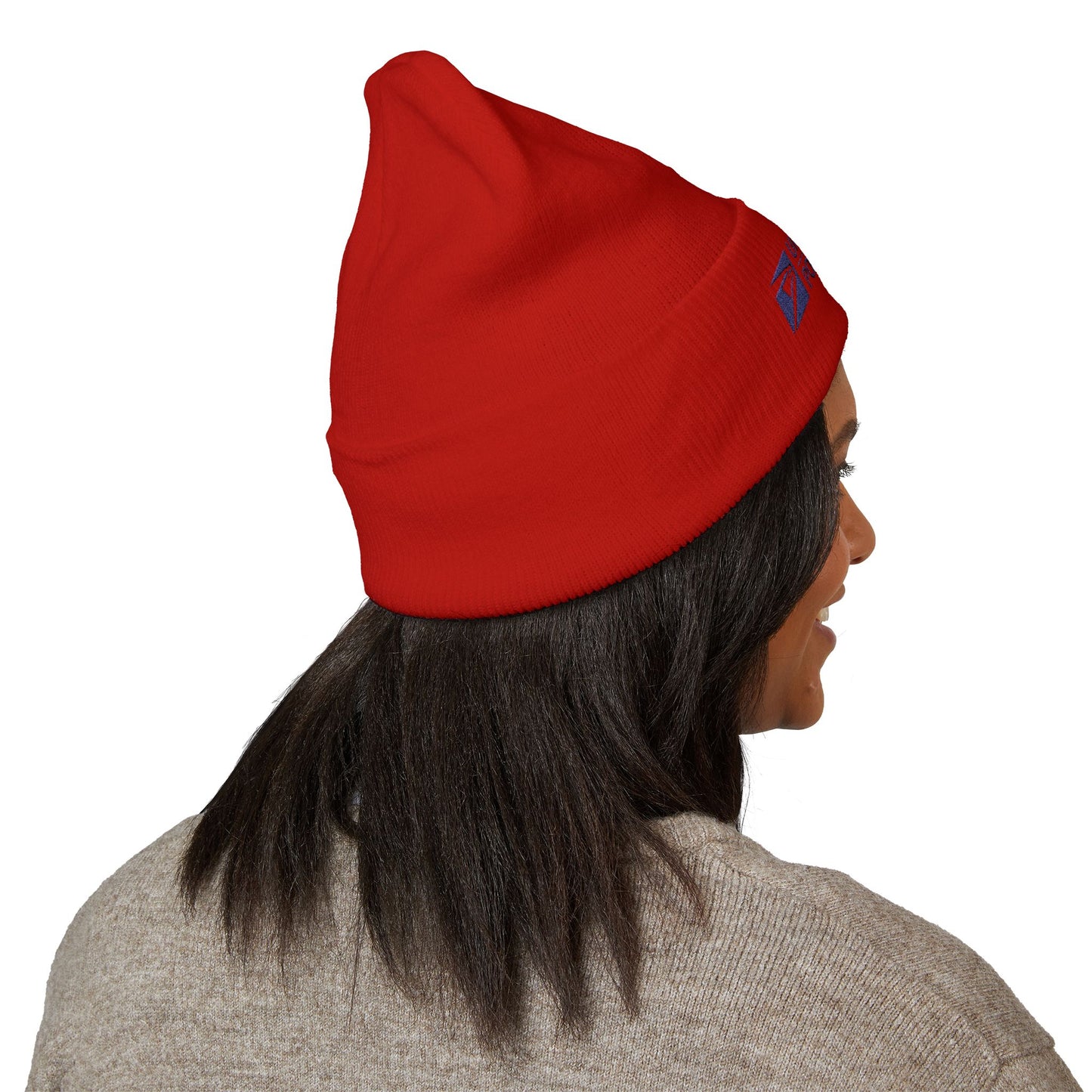USPS Embroidered Blue Print Cuffed Beanie/Skully