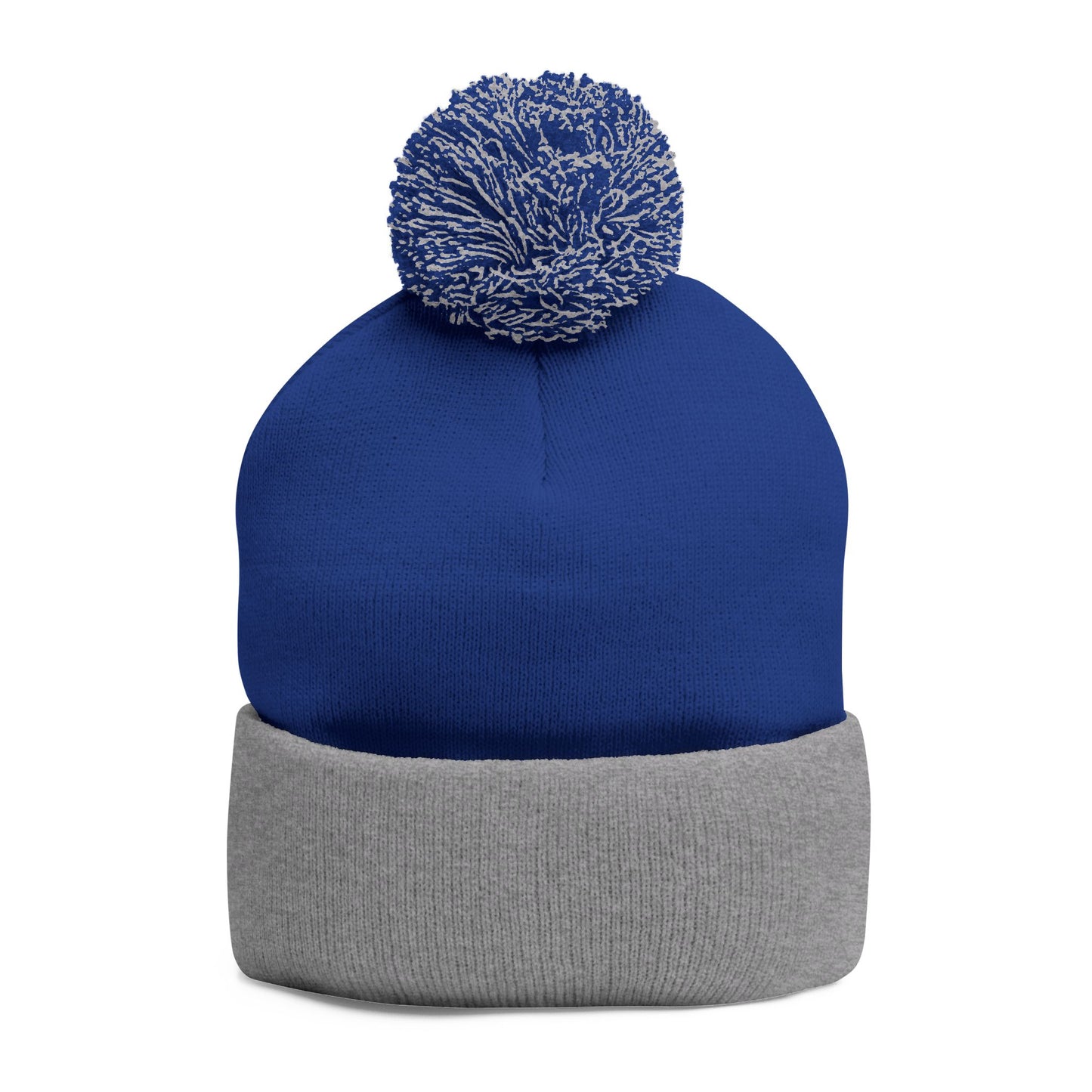 USPS Embroidered White Print Pom-Pom Beanie/Skully