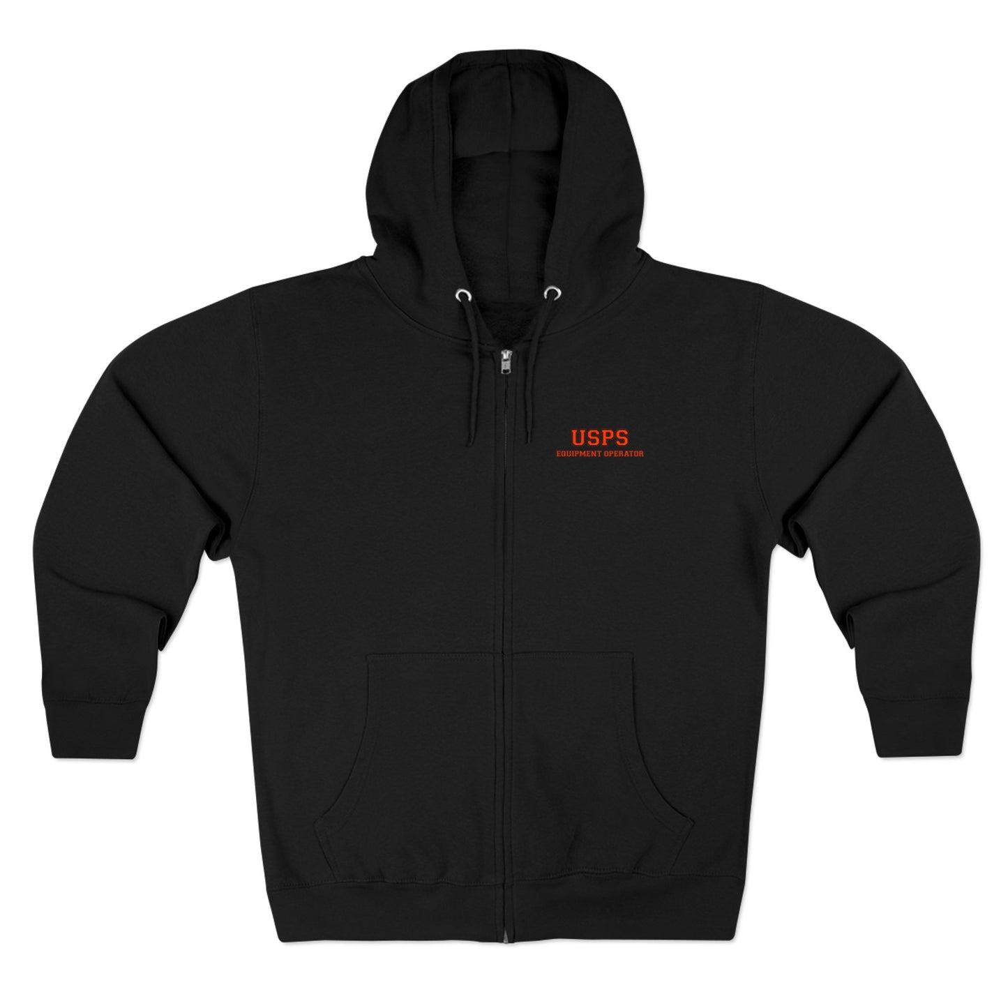 Zip Up Bidded Driver  Hoodie