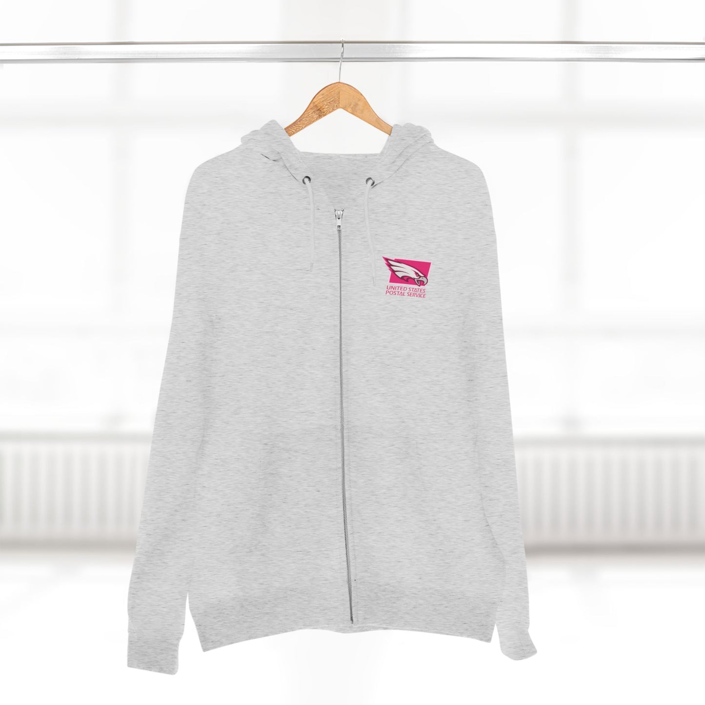 USPS Pink Eagles Zip Up Hoodie