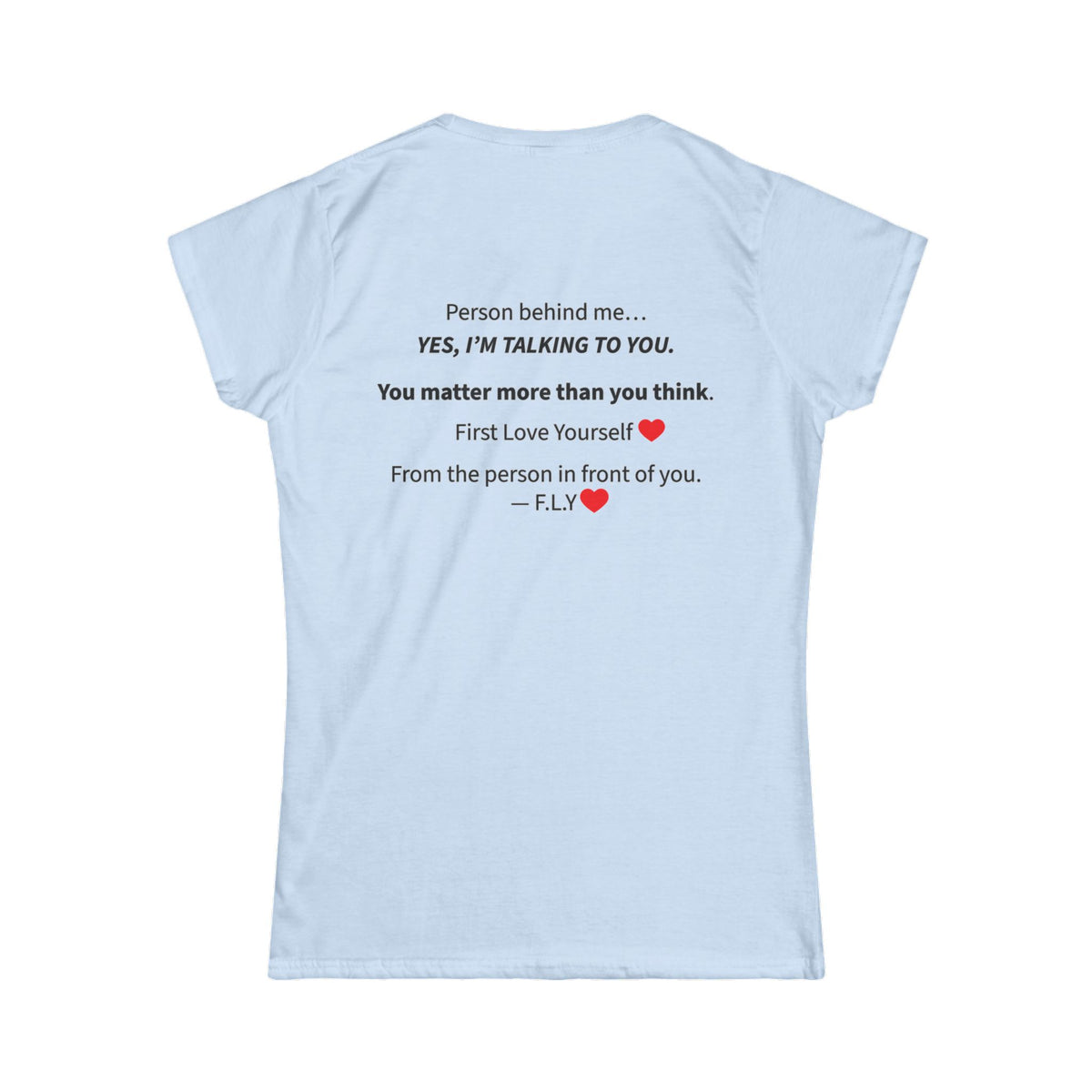 F.L.Y Statement Women's Fitted T-shirt