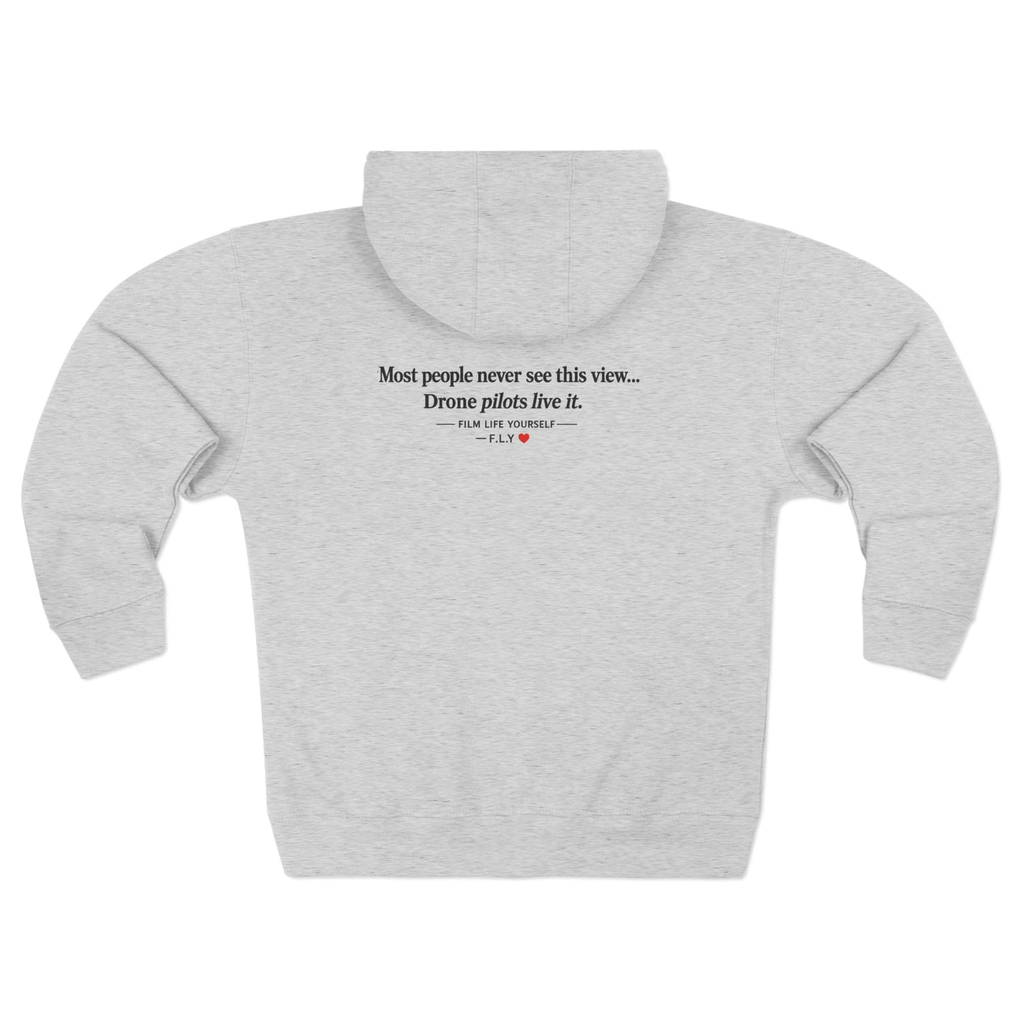 F.L.Y Film Life Yourself Drone Statement Zip Up Hoodie