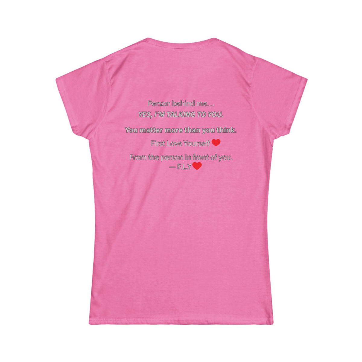 F.L.Y Statement Women's Fitted T-shirt