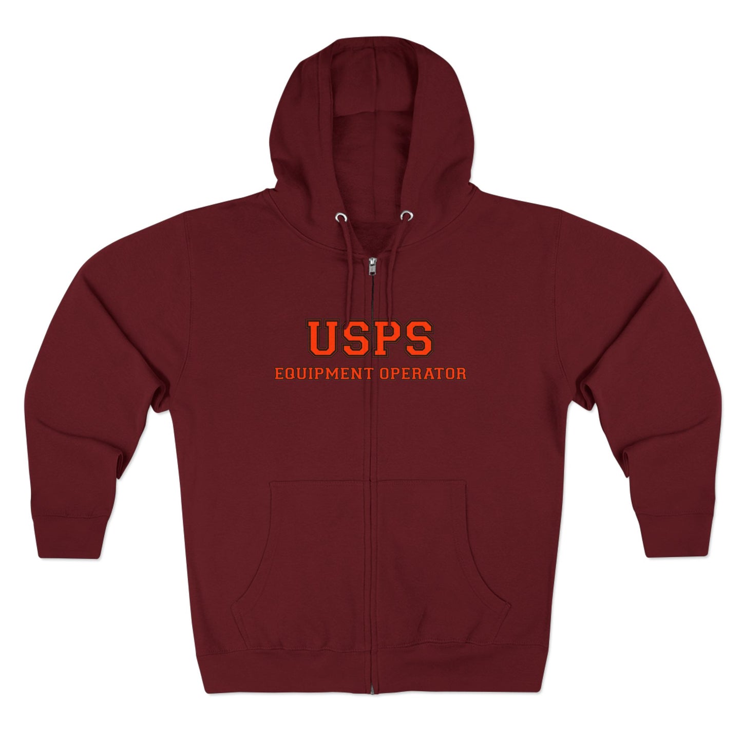 Zip Up Bidded Driver  Hoodie