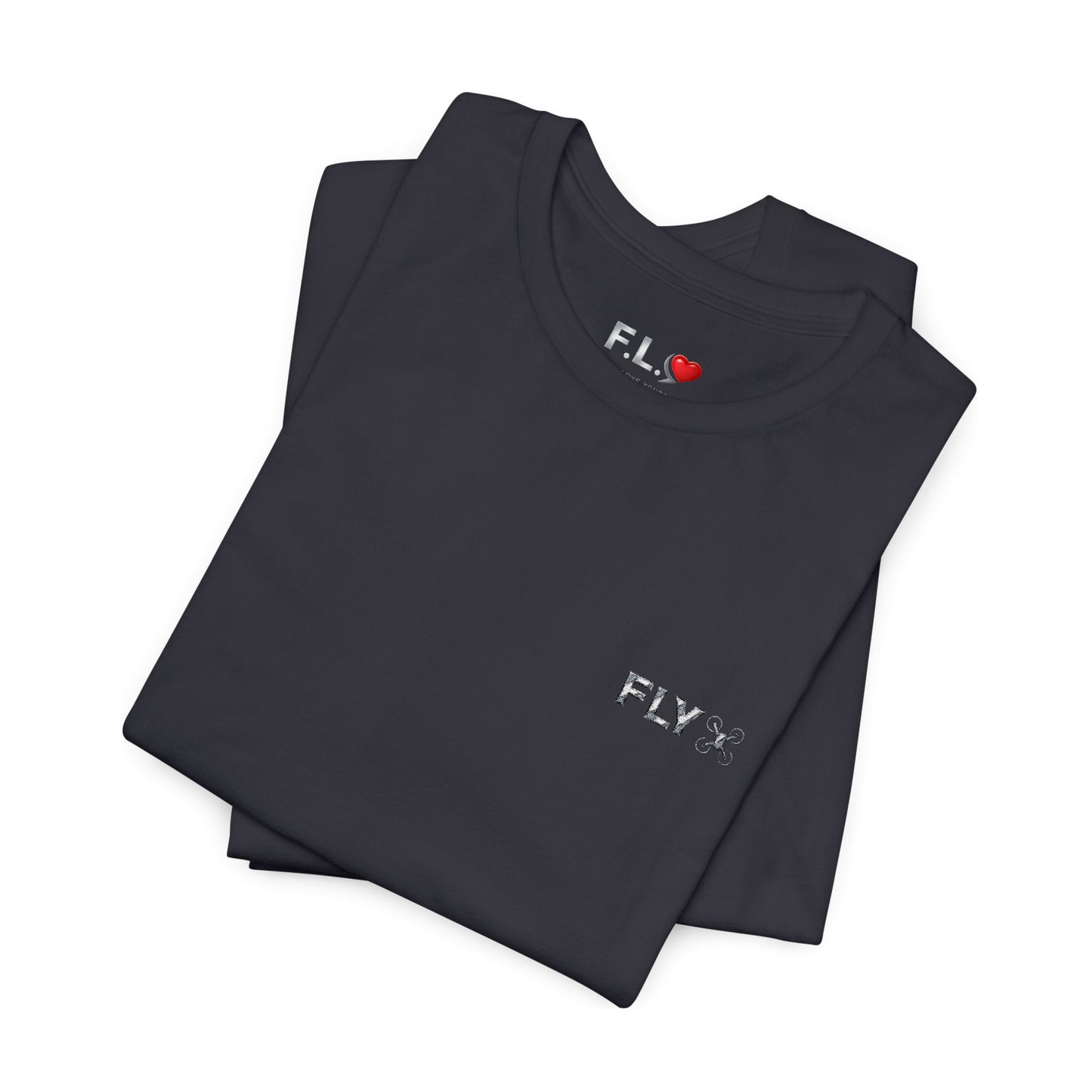 FLY “Drone Life” Embroidery Tee – Elevate Your Style