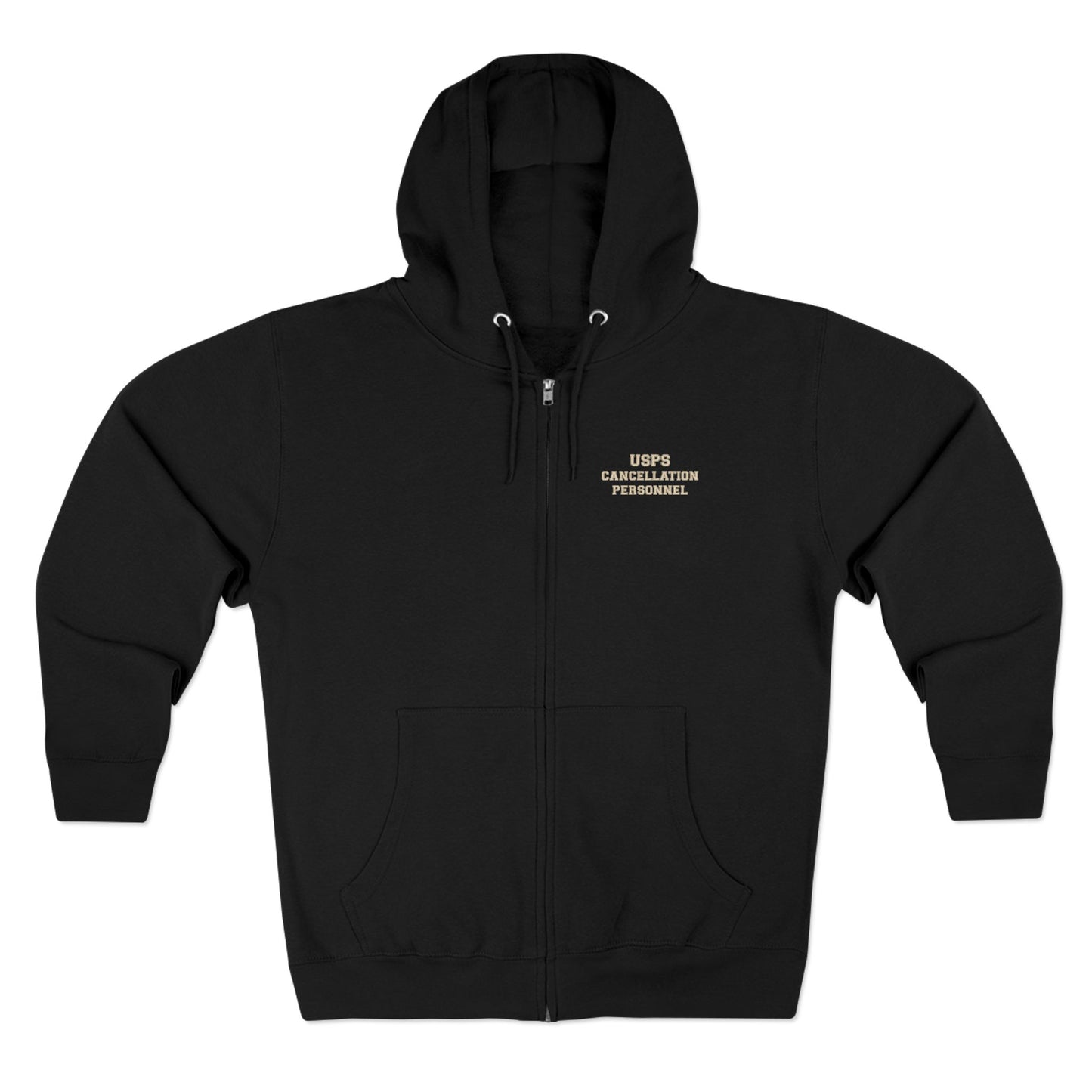 USPS Cancellation Personnel Zip Up Hoodie