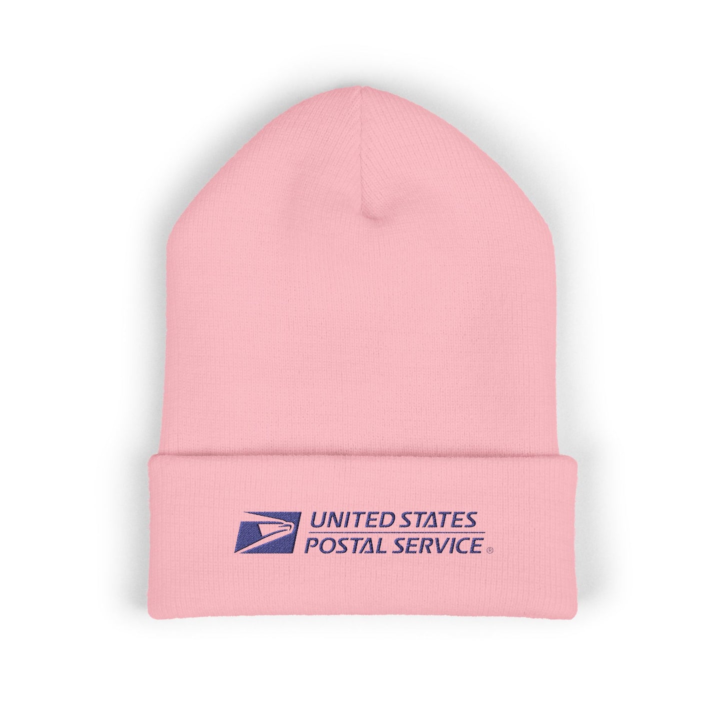 USPS Embroidered Blue Print Cuffed Beanie/Skully