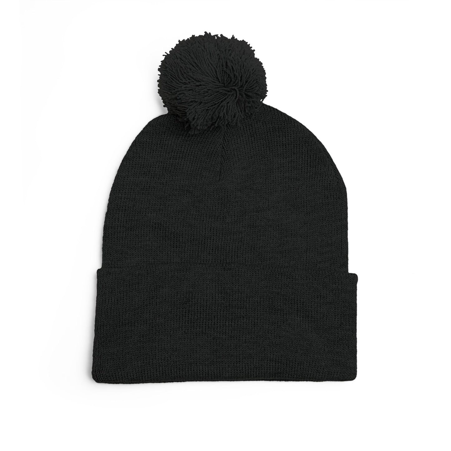 USPS Embroidered White Print Pom-Pom Beanie/Skully
