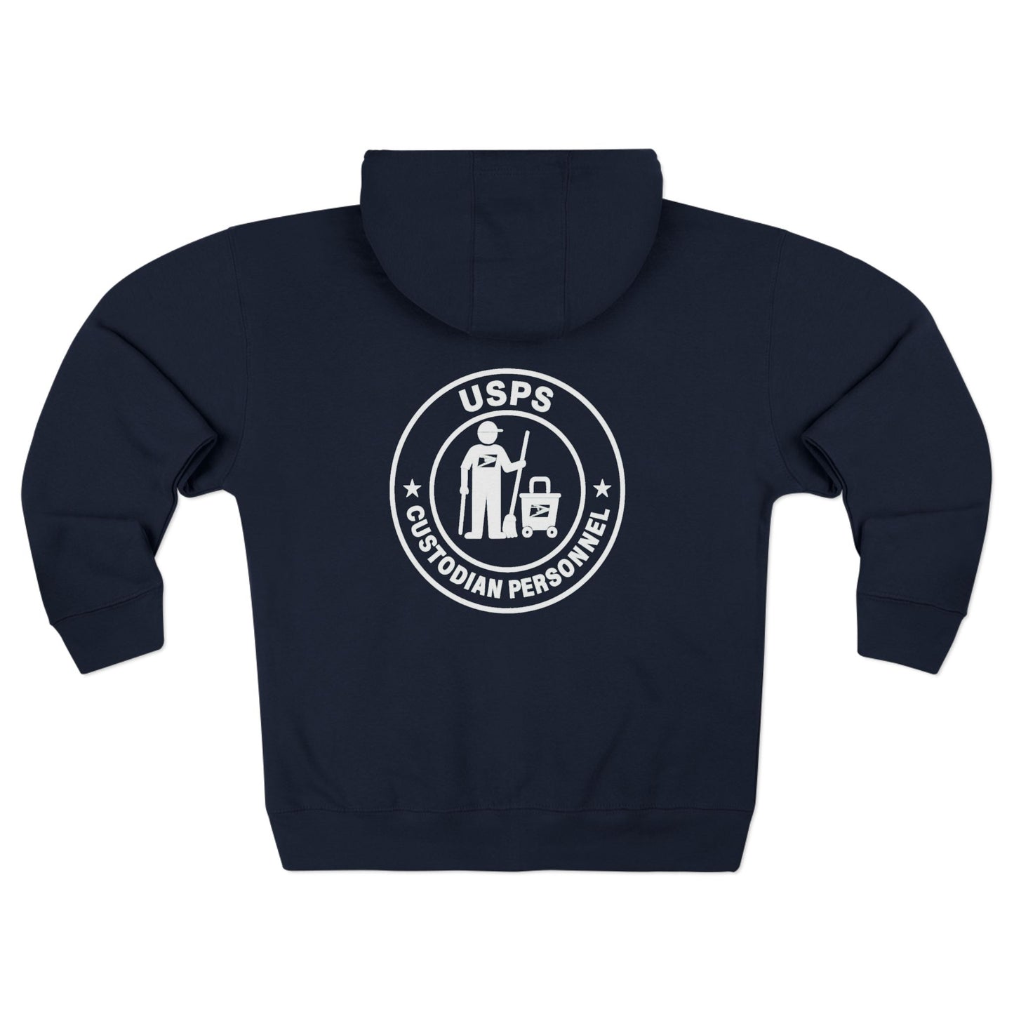 USPS Custodian Personnel Zip Hoodie