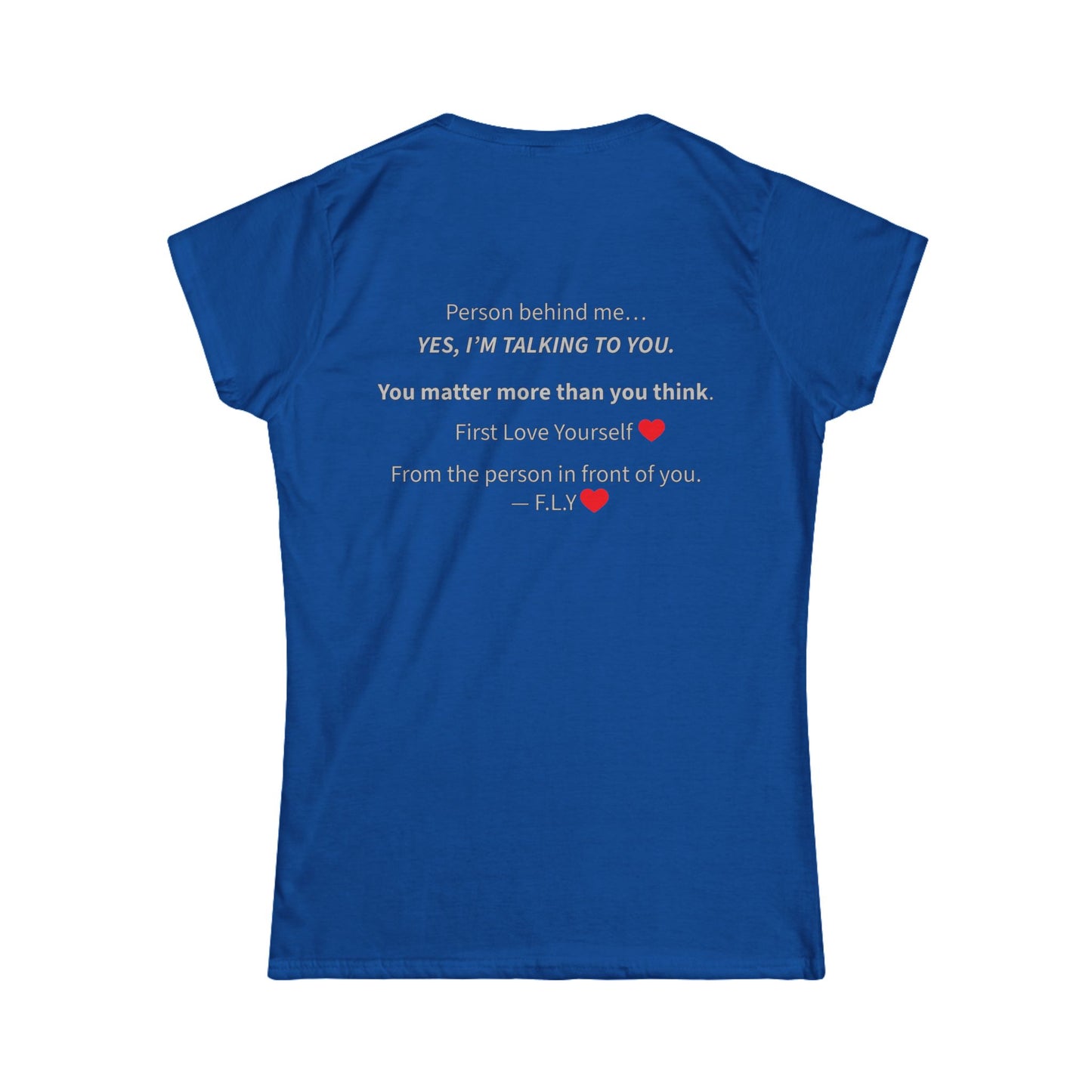 F.L.Y Statement Women's Fitted T-shirt