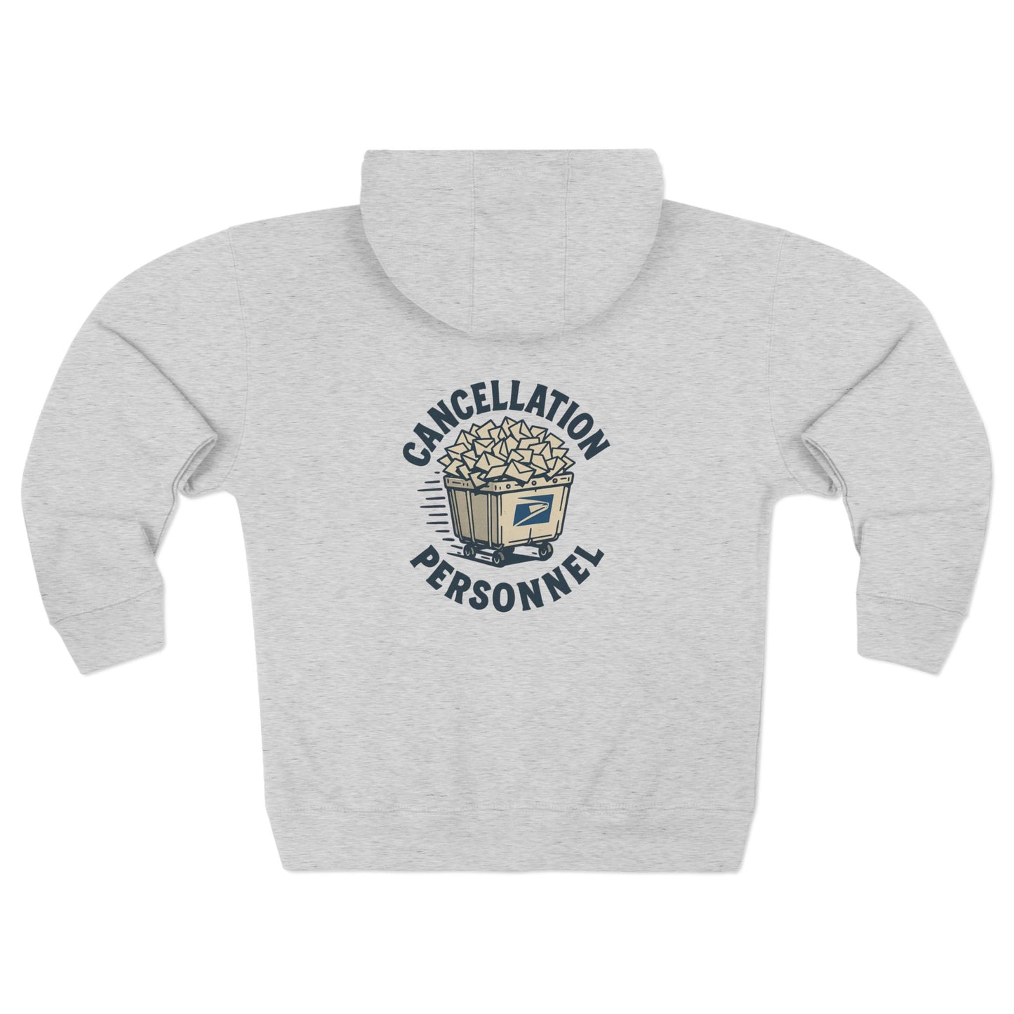 USPS Cancellation Personnel Zip Up Hoodie