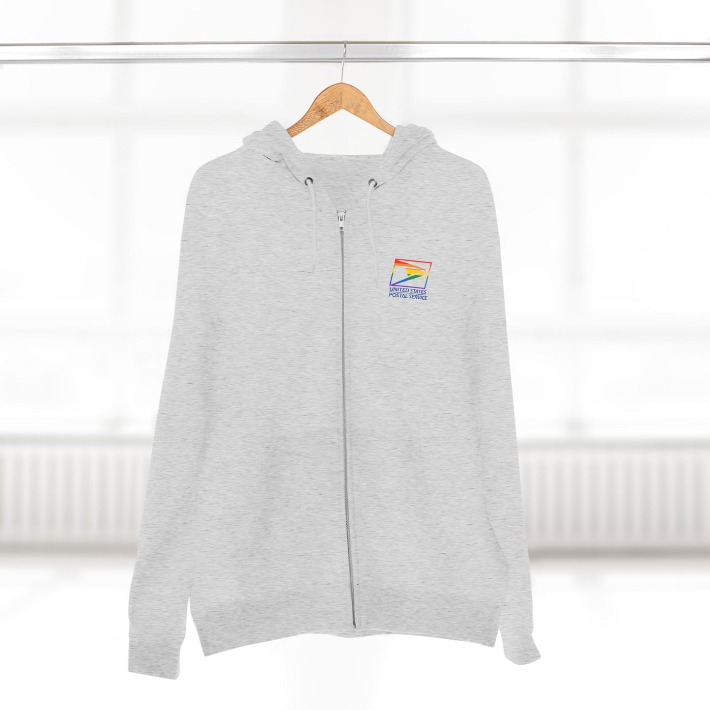 USPS Pride Logo  Zip Up Hoodie